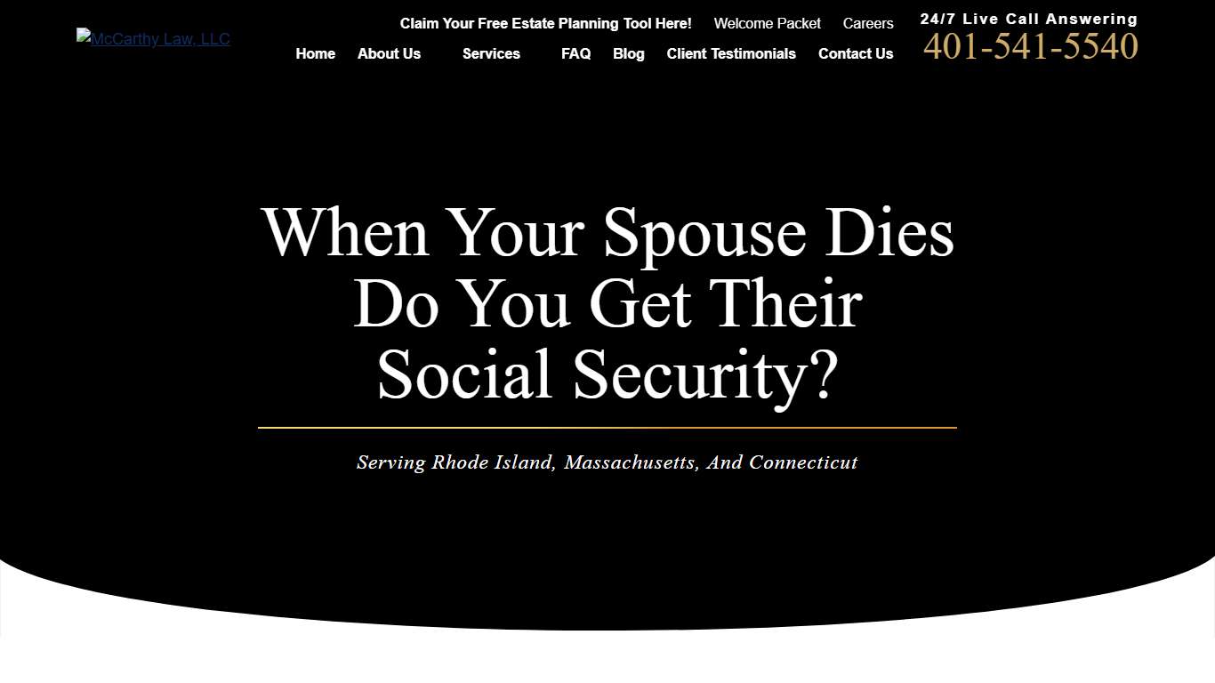 When Your Spouse Dies Do You Get Their Social Security? - McCarthy Law, LLC